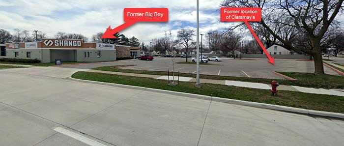 Claramays Restaurant - 2023 Street View (newer photo)